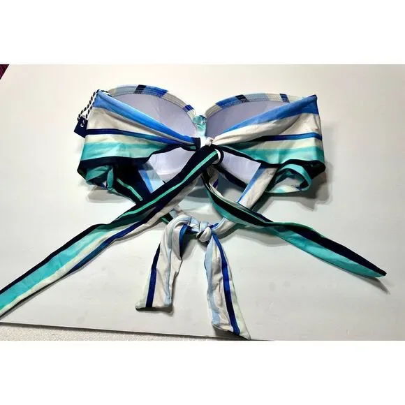 Sonnet Shores NWT size 10 bikini swim top bandeau - Picture 6 of 8